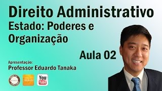 Direito Administrativo  Aula 02 Estado Poderes e Organização Administrativa [upl. by Naaitsirhc926]