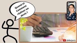 👩🏽‍💼 Entrepreneurs Quand et Comment réaliser un devis [upl. by Neerhtak573]