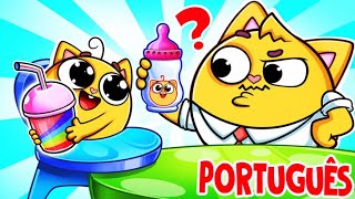 Canção de Alimentação com Mamadeira 👶  Canções Infantis 🐱🐨🐰🦁 e Rimas de Creche por Baby Zoo [upl. by Aitra473]