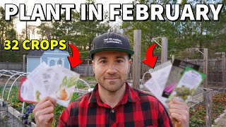 32 Veggies You Can Plant In February RIGHT NOW [upl. by Ylrebmic727]