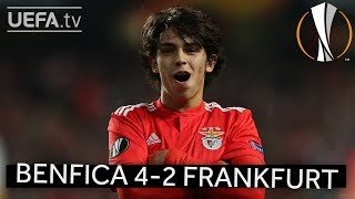 BENFICA 42 FRANKFURT UEL HIGHLIGHTS [upl. by Arnaud]