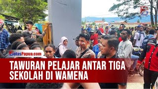 3 Pelajar Terluka Akibat Tawuran Antar Sekolah di Wamena [upl. by Hoxie]