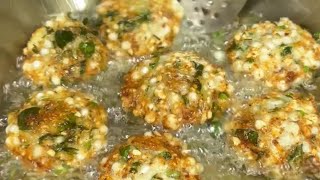 Navratri Fasting Recipes EP5  उपवास वाले साबूदाना के वड़े। Saboodana vada । Wada Recipe [upl. by Akram]