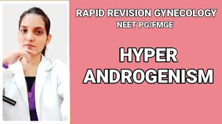 HYPERANDROGENISMRAPID REVISION GYNECOLOGYEXPLAINED WITH TEXTBOOK OF SAKSHI ARORANEET PG [upl. by Carly]