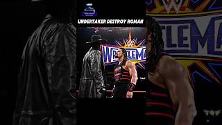 Roman Reigns take revenge from Undertaker 👿 shorts viral brocklesnar [upl. by Esten]