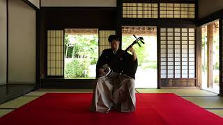 Tsugaru Shamisen using Ripple  Tsugaru Jongarabushi Kyokubiki  津軽三味線（リプル張り） 津軽じょんがら節曲弾 [upl. by Vittoria]