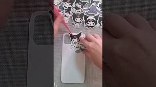 DIY Kuromi phone case 📱😍 [upl. by Anavahs]