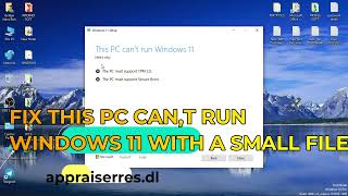 FIX WINDOWS 11 CANT RUN THIS PC [upl. by Yrtneg9]