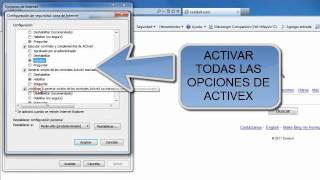 Activacion de componente ActiveX [upl. by Ilek643]