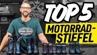 TOP 5 Motorradstiefel 2019 [upl. by Dell]