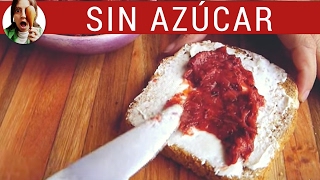 Mermelada SIN AZÚCAR de frutillas  Recetas aptas para diabéticos Paulina Cocina [upl. by Nowaj]