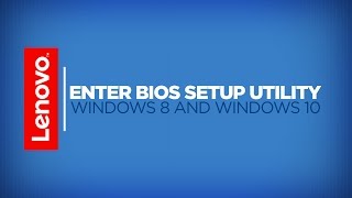 How To  Enter The BIOS Setup Utility In Windows 8 And Windows 10 [upl. by Lisha]