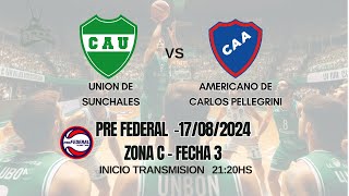 UNION DE SUNCHALES vs AMERICANO DE CARLOS PELLEGRINI [upl. by Kcirtap864]