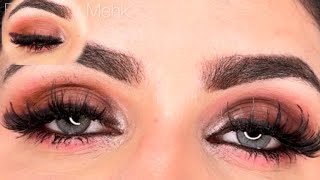 How To  Matte Smokey Eyeshadow for beginners  Simple and Easy eyemakeup [upl. by Acinemod]