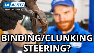 Steering Feels amp Sounds Clunky How to Diagnose the Steering Shaft Joints [upl. by Nunnery]