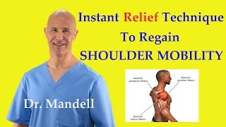 FROZEN SHOULDER  How to Regain Shoulder Mobility FAST Deltoid Tuberosity Release  Dr Mandell [upl. by Euqirrne]