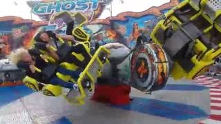 Kirmes Moers Duitsland 2016  Ghost Rider  Löffelhardt [upl. by Aneliram]