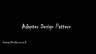 Adapter design pattern sinhala [upl. by Ainna173]