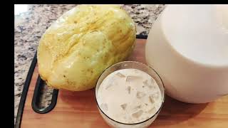 How to make Barbadine  GIANT Granadilla PunchSmoothie super Delicious amp Easy Part 1 of 2 Series [upl. by Aivil]