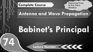 Babinets Principle in Antenna and Wave Propagation by Engineering Funda [upl. by Inahs]