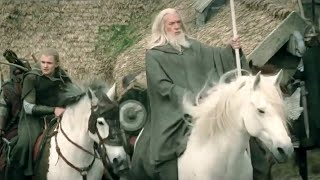 Gandalf Arrives At Edoras  The Lord of the Rings HD [upl. by Ynaffad]