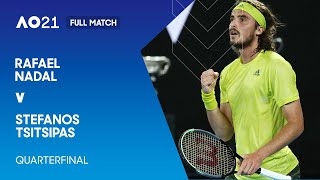 Rafael Nadal v Stefanos Tsitsipas Full Match  Australian Open 2021 Quarterfinal [upl. by Aseral]