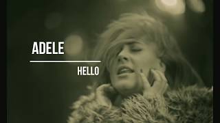 Adele Hello ∣ Türkçe Ve İngilizce Sözleri  Lyrics   Turkish And English Subtitle [upl. by Anihsit973]