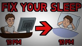 How To Fix Your Sleep Schedule  Reset Your Sleep Pattern animated [upl. by Sanjiv472]