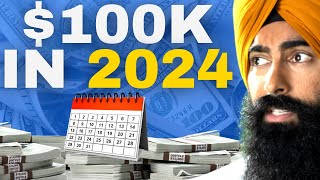 How To Go From 0  100000 In 2024 Step By Step  Jaspreet Singh [upl. by Lupien]