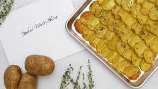 Easy Baked Potato Slices Martha Stewart [upl. by Euk243]