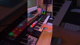 Blinding Lights  The Weeknd  Live Looping Novation Launchkey amp Ableton [upl. by Hamaso]