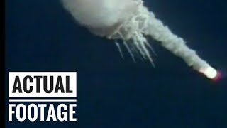 The Challenger Disaster 1986 Actual Footage [upl. by Dwyer]