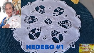 Hedebo Danish Embroidery  Mini Curso Básico  Introdução Histórico e Materiais [upl. by Aihsenot]