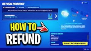 HOW TO REFUND A VBUCK PURCHASE IN FORTNITE Also where I have been [upl. by Alleras]