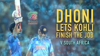 quotOver to you Viratquot  MS Dhoni lets Virat Kohli finish it off [upl. by Jerrie]