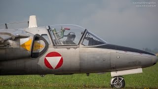 Saab 105OE Take Off  AirPower [upl. by Doowrehs]