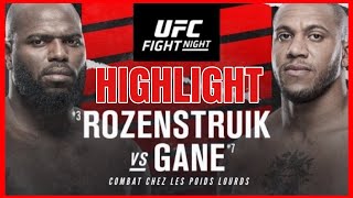 Jairzinho Rozenstruik Vs Ciryl Gane  UFC FIGHT NIGHT 186  Highlight [upl. by Nyleikcaj887]