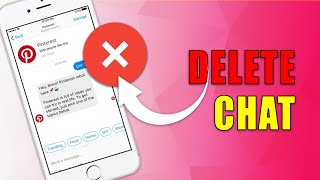 How to Delete Pinterest Chat  Messages [upl. by Story421]