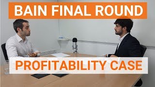 Profitability Case Study Interview Example  Solved by ExMcKinsey Consultant [upl. by Deerc836]