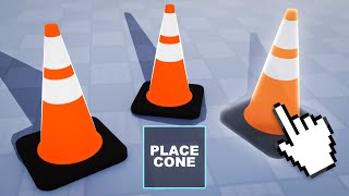 How to make a cone placement system  Roblox Studio [upl. by Docila]