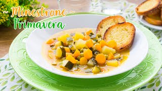 Minestrone di Primavera  Ricetta Minestrone di Verdure Fatto in Casa  55Winston55 [upl. by Glenine]