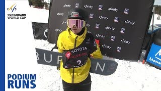 Redmond Gerard  Mens Slopestyle  Mammoth  1st place  FIS Snowboard [upl. by Ameehsat]