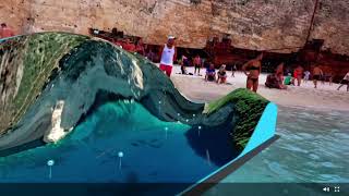 Smugglers Cove Navagio Beach Greece2k HDHigh Bitrate [upl. by Neelac]