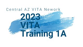 2023 VITA Session 1A  Getting Started [upl. by Bridgid]