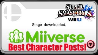 Miiverse Posts For Every Character Smash 4 [upl. by Ralaigh]