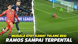 Buat Ramos Kelabakan  Aksi Dribble Jamal Musiala Yang Berhasil Obrak Abrik Pertahanan PSG [upl. by Neirda]