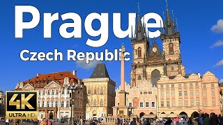 Prague 2023 Old Town Czech Republic Walking Tour 4k Ultra HD 60 fps  With Captions [upl. by Assile]