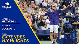 Daniil Medvedev vs Novak Djokovic Extended Highlights  2021 US Open Final [upl. by Nickola]