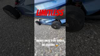 Arrma Limitless almost takes out mailbox 😱… arrmalimitlessspeedrun rccar rc [upl. by Kata]