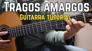 Tragos Amargos  Tutorial de Guitarra  Ramon Ayala  Para Principiantes [upl. by Lezlie]